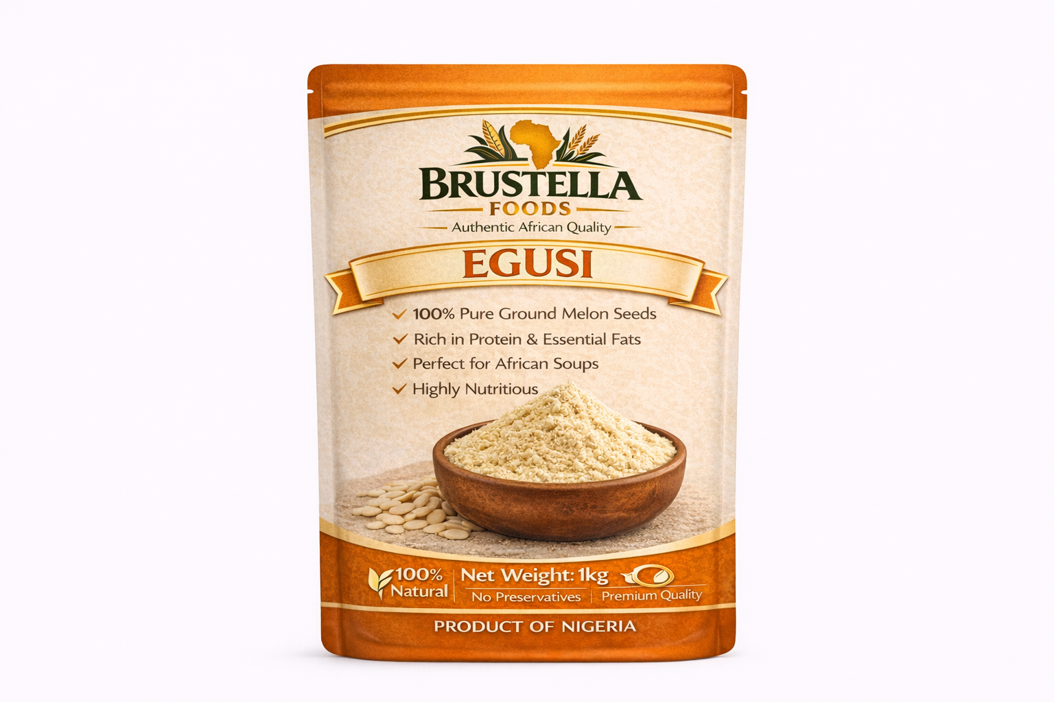 Egusi Seeds — Brustella FOODS