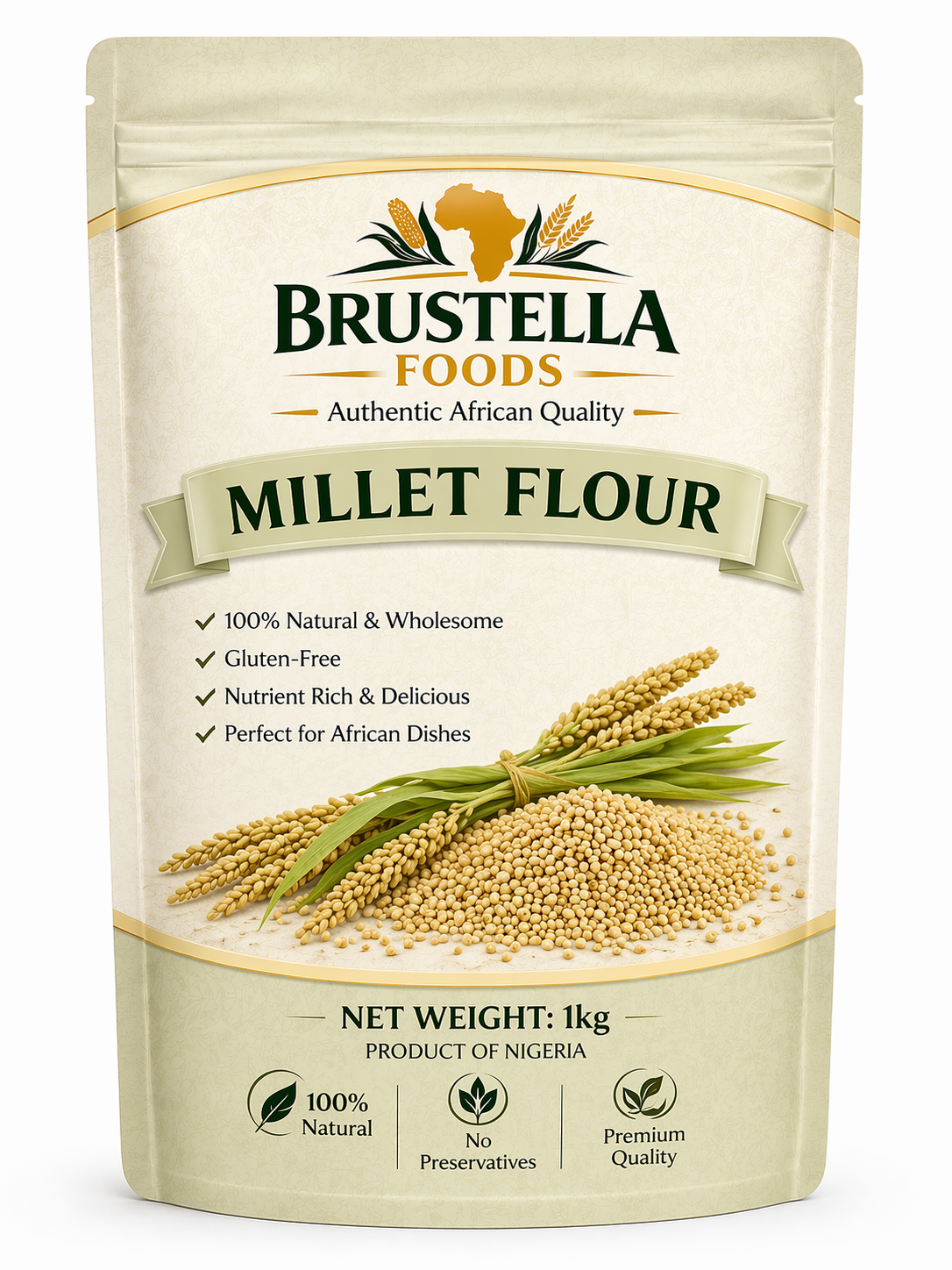Millet Flour — Brustella FOODS