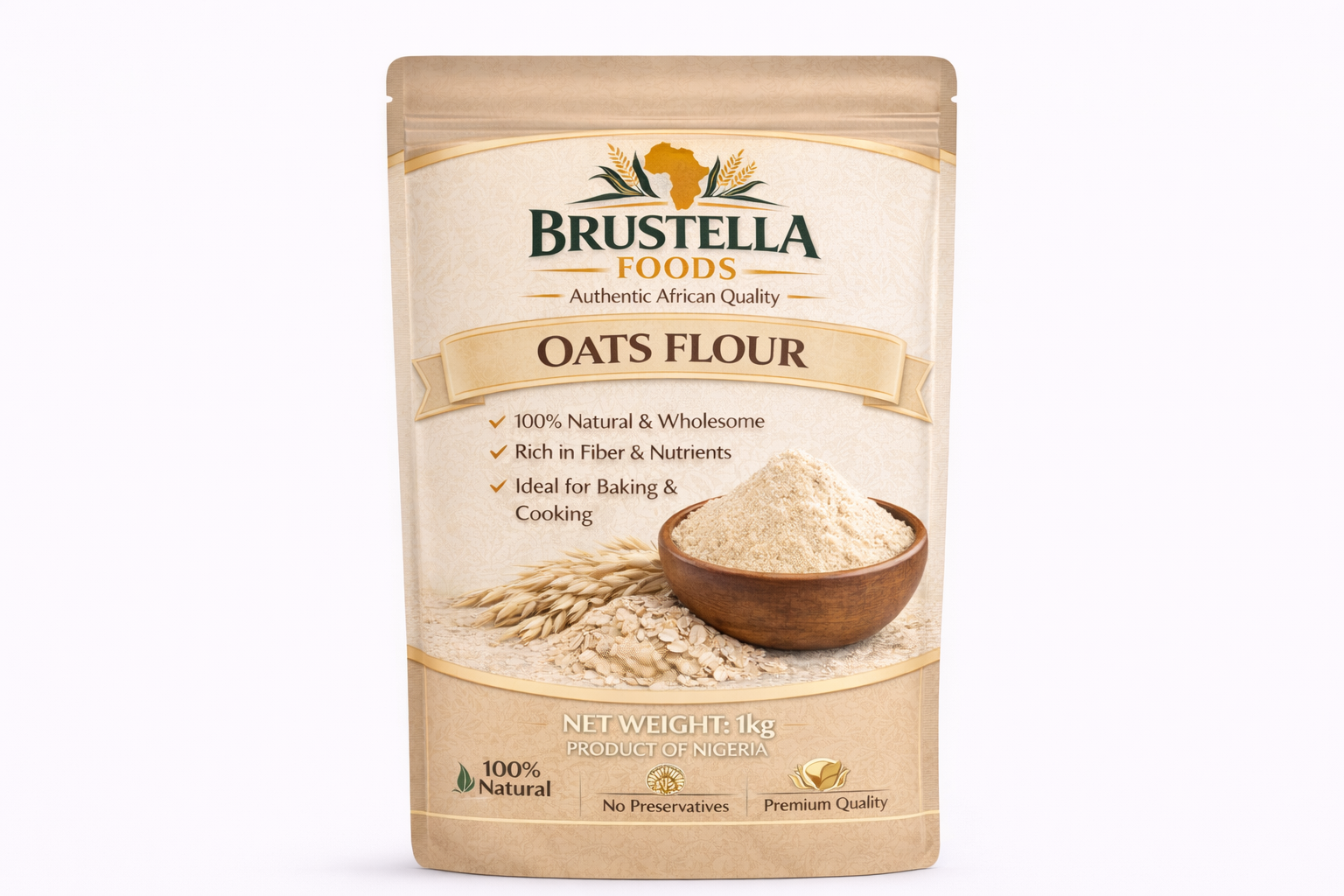 Oats Flour — Brustella FOODS